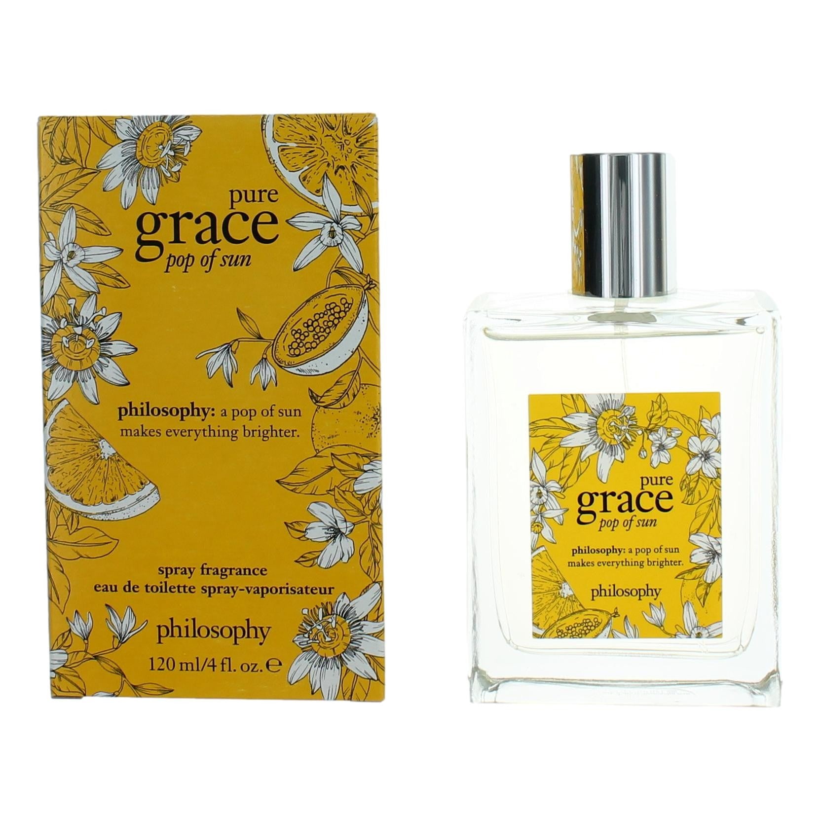 Photo of Pure Grace Pop of Sun by Philosophy, 4 oz EDT Spray for Women
